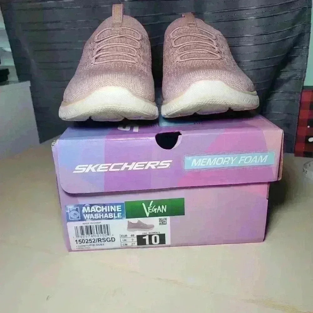 Skechers  slip ons w/ memory foam size 10 - Picture 10 of 10